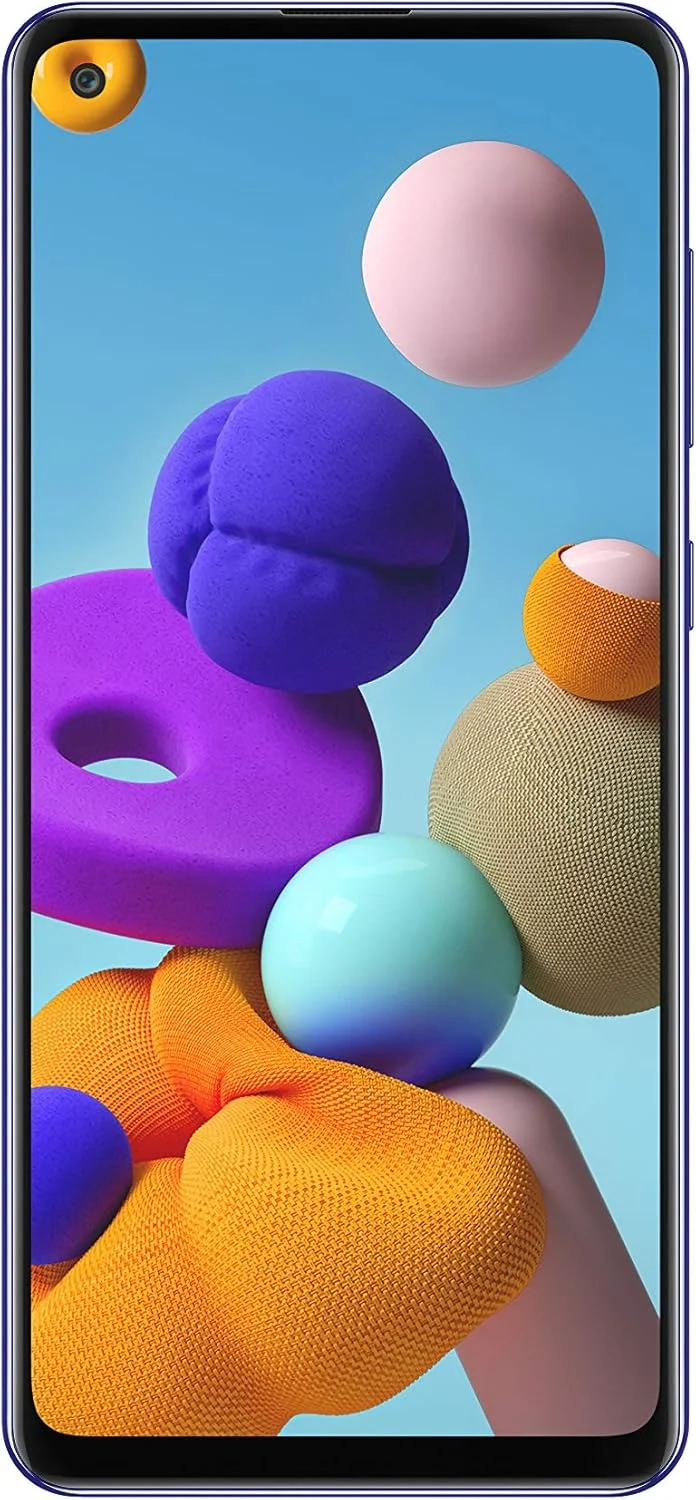 گوشی موبایل سامسونگ Galaxy A21s SM-A217F با صفحه نمایش 16.5 سانتی متر (6.5 اینچ)، رم 3 گیگابایت، حافظه داخلی 32 گیگابایت، دو سیم کارت 4G، آبی، اندروید 10.0، باتری 5000 میلی آمپر