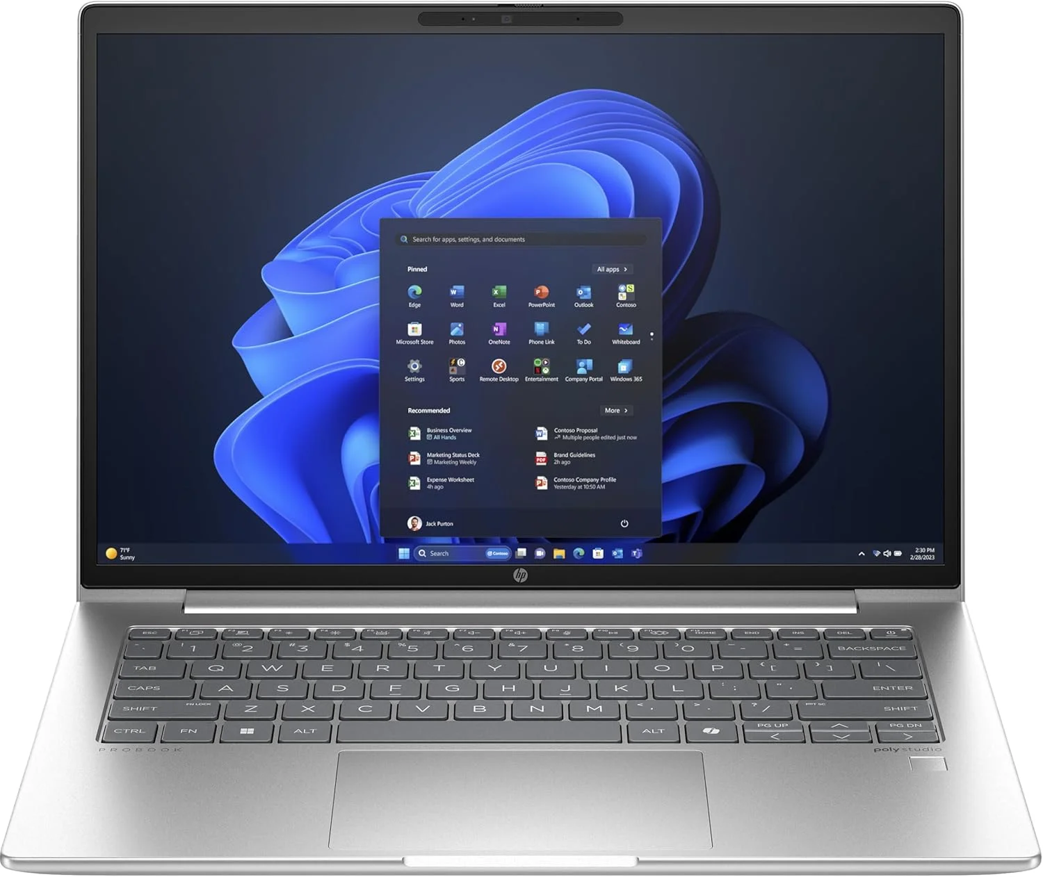 لپ تاپ HP ProBook 440 G11 جدیدترین مدل 2024 - با صفحه نمایش 14 اینچی UWVA IPS WLED - پردازنده Intel Core Ultra 5 125U - رم 16 گیگابایتی DDR5 - حافظه SSD NVMe 1 ترابایتی - گرافیک Intel - حسگر اثر انگشت - ویندوز 11 نقره ای پایک