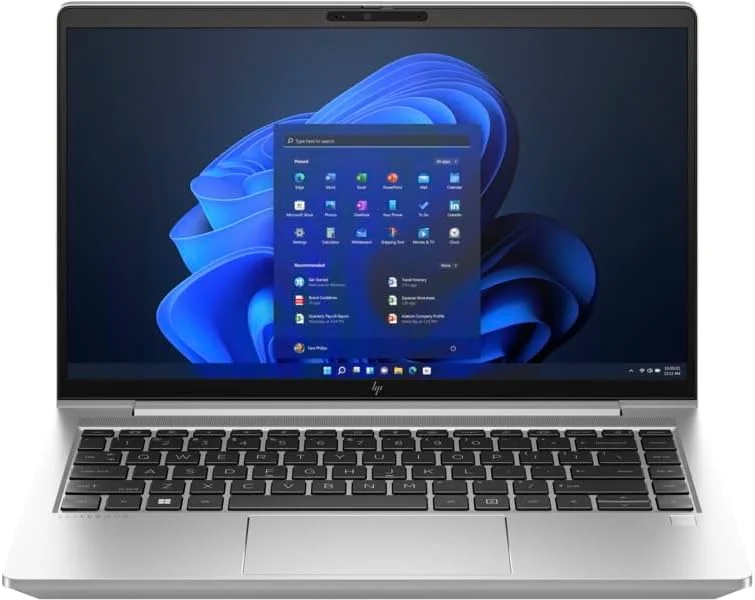 لپ تاپ HP EliteBook، صفحه نمایش 14 اینچی FHD IPS، پردازنده Intel® Core™ i5 1335U (تا 4.6 گیگاهرتز)، 16 گیگابایت رم DDR4، 512 گیگابایت PCIe® NVMe™ SSD، گرافیک Intel Iris Xe، نور پس زمینه انگلیسی K/B، 2x پورت Type-C، ویندوز 11 پرو