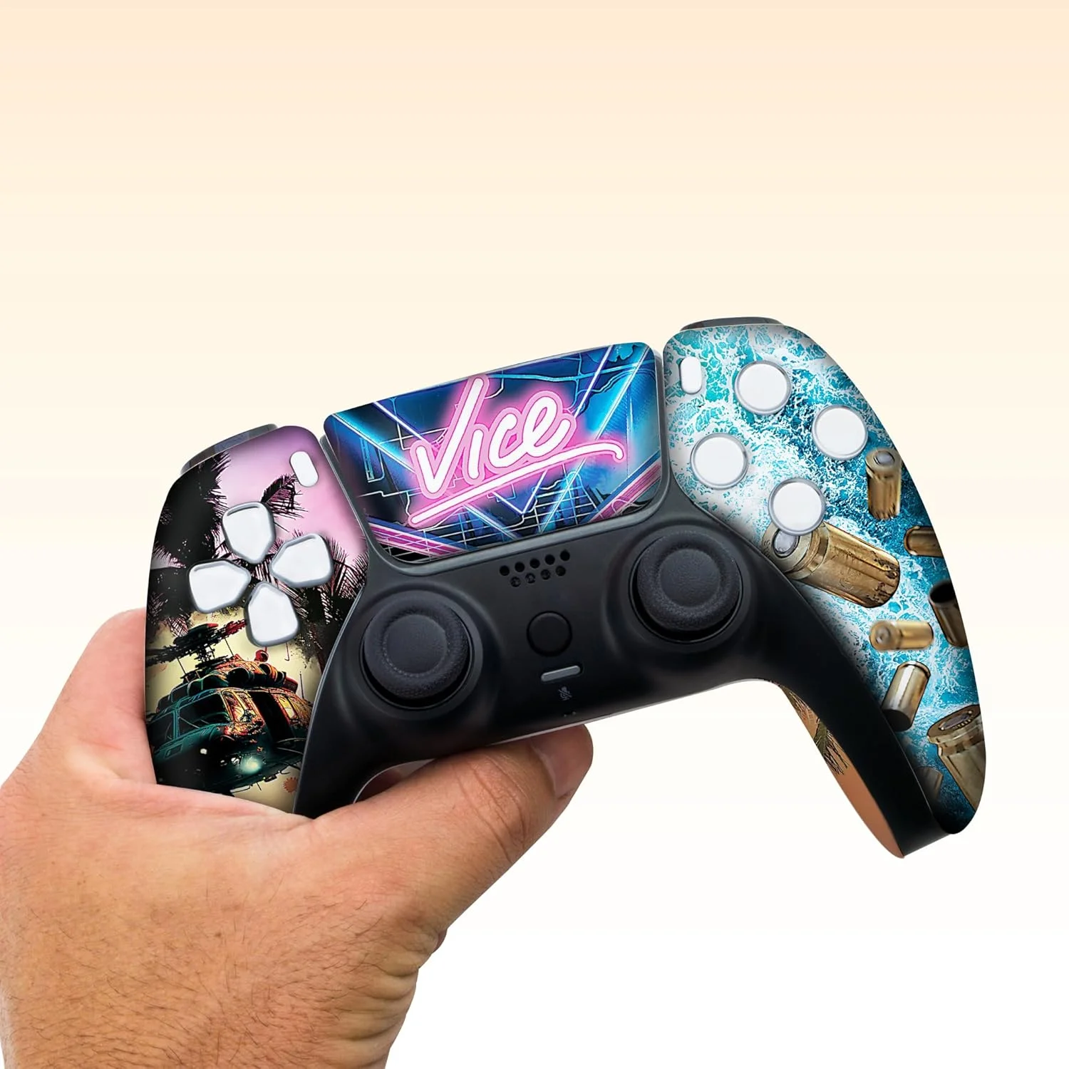 دسته بازی سفارشی BABY CUDDLE BOX GTA 6 PS-5 بیسیم سازگار با کنسول پلی استیشن 5 توسط BCB Controllers | با افتخار سفارشی شده در ایالات متحده آمریکا با چاپ دائمی هیدرو دیپ (نه فقط یک برچسب)(MODDED) دسته بازی سفارشی BABY CUDDLE BOX GTA 6 PS-5 بیسیم سازگار با کنسول پلی استیشن 5 توسط BCB Controllers | با افتخار سفارشی شده در ایالات متحده آمریکا با چاپ دائمی هیدرو دیپ (نه فقط یک برچسب)(MODDED)