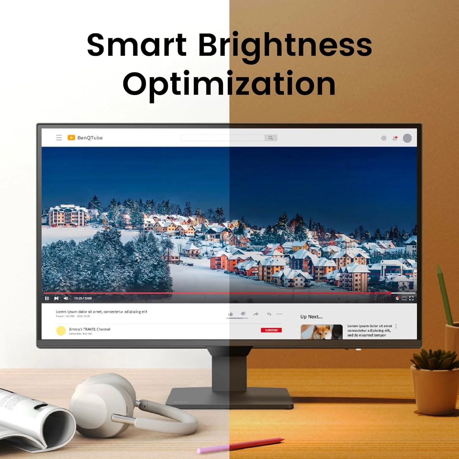مانیتور 27 اینچی بنکیو GW2790Q با کیفیت 2K QHD و نرخ تازه‌سازی 100 هرتز، پنل IPS و فناوری محافظت از چشم، HDMI، DP، رزولوشن 2560×1440، حاشیه فوق‌العاده باریک، دارای گواهینامه Eyesafe، VESA MediaSync، فناوری هوشمند روشنایی (B.I. Gen2)، نور آبی کم+، Eye-CareU (عرضه در سال 2025)