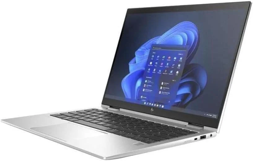 لپ تاپ 2 در 1 اچ پی (بازسازی شده) EliteBook x360 830 G9 (مدل 2022) لمسی | 13.3 اینچ 1920x1080 FHD | Core i5-1235U - هارد درایو 256 گیگابایتی SSD - رم 16 گیگابایتی | 10 هسته @ 4.4 گیگاهرتز ویندوز 11 پرو مشکی