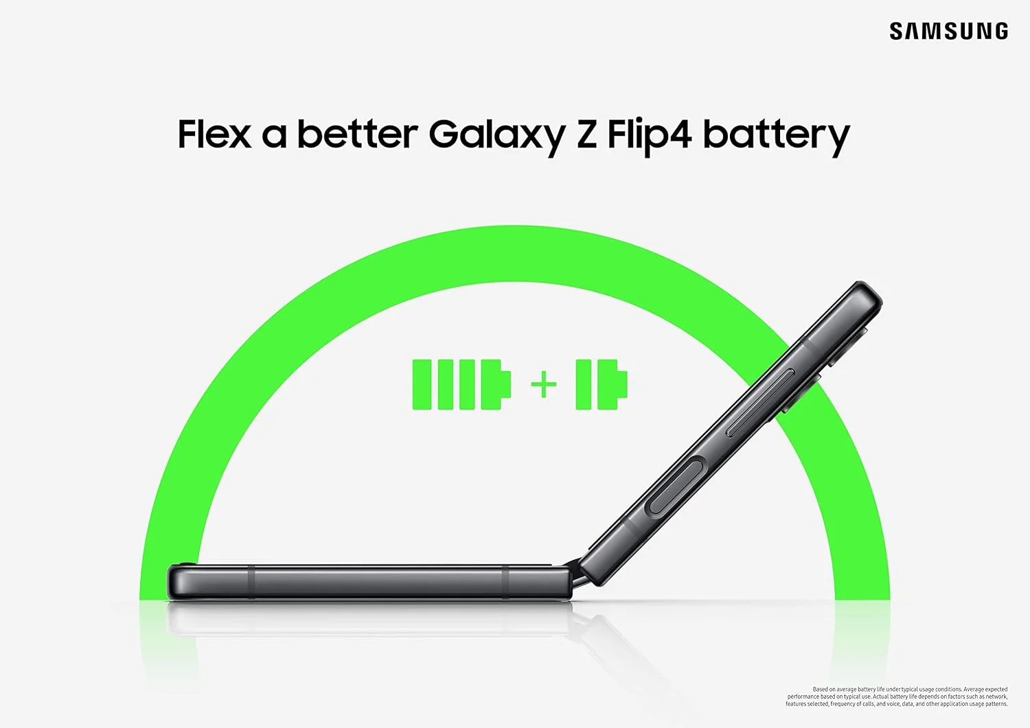 گوشی موبایل سامسونگ Galaxy Z Flip 4، گوشی هوشمند اندرویدی کارخانه آنلاک شده، 256 گیگابایت، حالت Flex، دوربین هندزفری، طراحی تاشو و جمع و جور، صفحه نمایش جلویی اطلاع رسانی، نسخه ایالات متحده، 2022، بنفش بورا