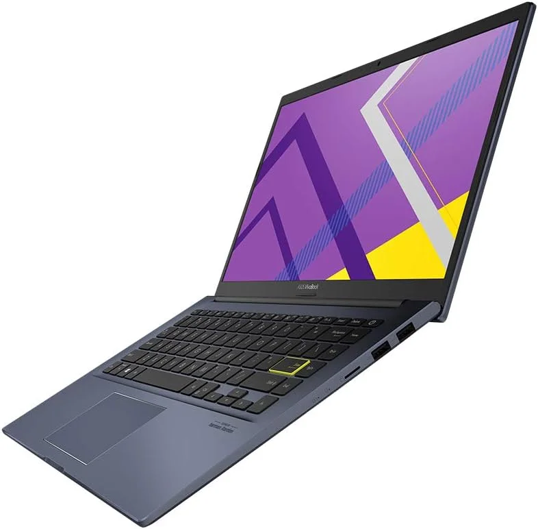لپ تاپ 14 اینچی فول اچ دی ایسوس VivoBook M413IA (AMD Ryzen 7-4700U، رم 8 گیگابایت، SSD 512 گیگابایت، Wi-Fi 6، ویندوز 10)، مشکی
