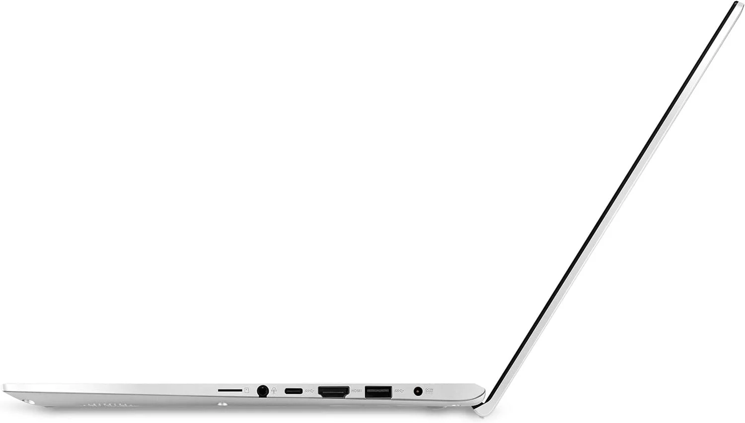 ایسوس ویووبوک S15 S512، لپ تاپ سبک و باریک 15.6 اینچی FHD، پردازنده Intel Core i7-8565U، رم 8 گیگابایتی DDR4، حافظه SSD PCIe NVMe 256 گیگابایتی + هارد دیسک 1 ترابایتی، ویندوز 10 هوم، S512FA-DB71، نقره ای متال