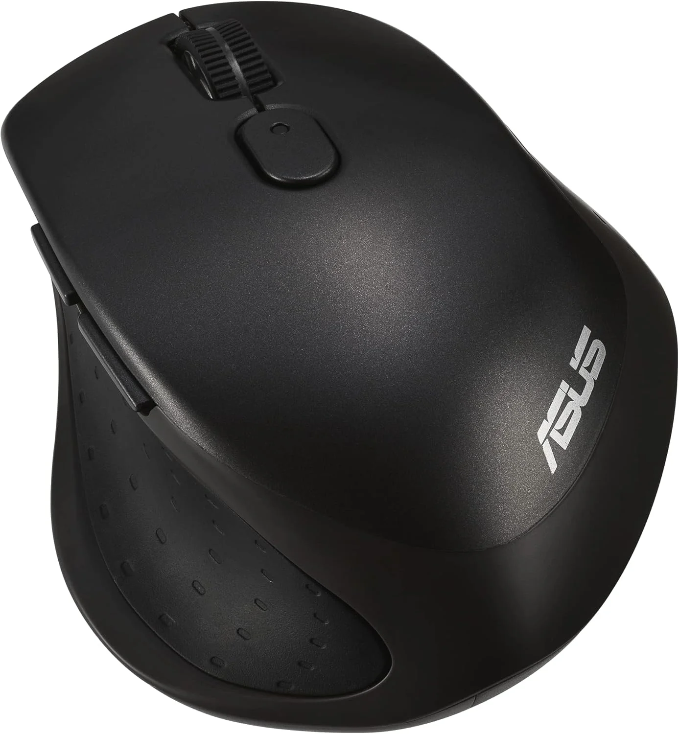 موس بی سیم چند دستگاهه بی صدای ASUS MW203، 2.4 گیگاهرتز با گیرنده نانو USB، ردیابی نوری 2400 DPI، 6 دکمه، سازگار با PC/لپ تاپ - مشکی (MW203 (مشکی))