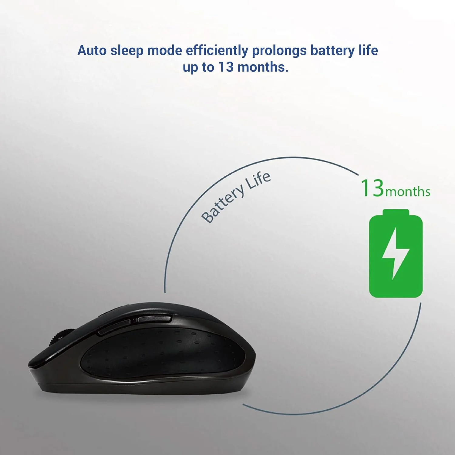 موس بی سیم چند دستگاهه بی صدای ASUS MW203، 2.4 گیگاهرتز با گیرنده نانو USB، ردیابی نوری 2400 DPI، 6 دکمه، سازگار با PC/لپ تاپ - مشکی (MW203 (مشکی))
