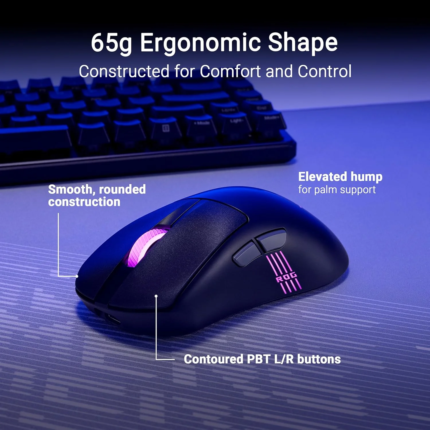 موس گیمینگ بی سیم ارگونومیک ASUS ROG Keris II Origin: طراحی 65 گرمی، سوکت سوئیچ Push-Fit II، میکرو سوئیچ II، بی سیم SpeedNova، RF بی سیم 2.4 گیگاهرتز، بلوتوث و USB سیمی - مشکی موس گیمینگ بی سیم ارگونومیک ASUS ROG Keris II Origin: طراحی 65 گرمی، سوکت سوئیچ Push-Fit II، میکرو سوئیچ II، بی سیم SpeedNova، RF بی سیم 2.4 گیگاهرتز، بلوتوث و USB سیمی - مشکی