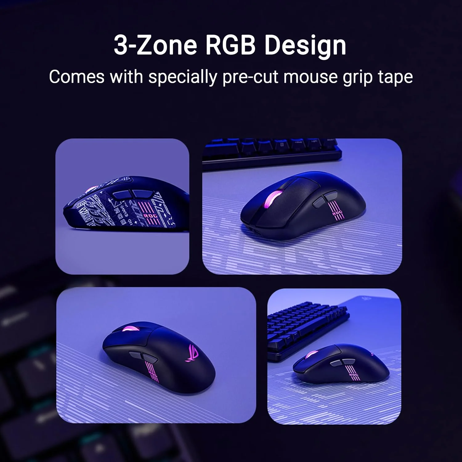موس گیمینگ بی سیم ارگونومیک ASUS ROG Keris II Origin: طراحی 65 گرمی، سوکت سوئیچ Push-Fit II، میکرو سوئیچ II، بی سیم SpeedNova، RF بی سیم 2.4 گیگاهرتز، بلوتوث و USB سیمی - مشکی موس گیمینگ بی سیم ارگونومیک ASUS ROG Keris II Origin: طراحی 65 گرمی، سوکت سوئیچ Push-Fit II، میکرو سوئیچ II، بی سیم SpeedNova، RF بی سیم 2.4 گیگاهرتز، بلوتوث و USB سیمی - مشکی
