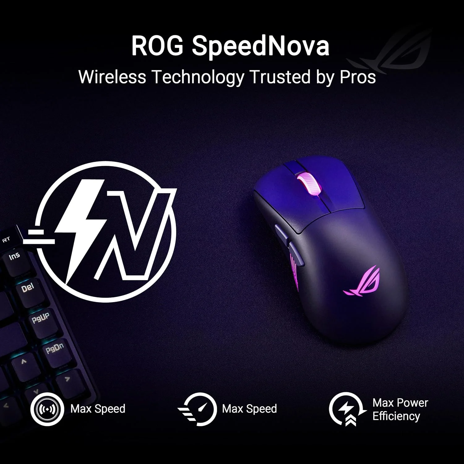 موس گیمینگ بی سیم ارگونومیک ASUS ROG Keris II Origin: طراحی 65 گرمی، سوکت سوئیچ Push-Fit II، میکرو سوئیچ II، بی سیم SpeedNova، RF بی سیم 2.4 گیگاهرتز، بلوتوث و USB سیمی - مشکی موس گیمینگ بی سیم ارگونومیک ASUS ROG Keris II Origin: طراحی 65 گرمی، سوکت سوئیچ Push-Fit II، میکرو سوئیچ II، بی سیم SpeedNova، RF بی سیم 2.4 گیگاهرتز، بلوتوث و USB سیمی - مشکی