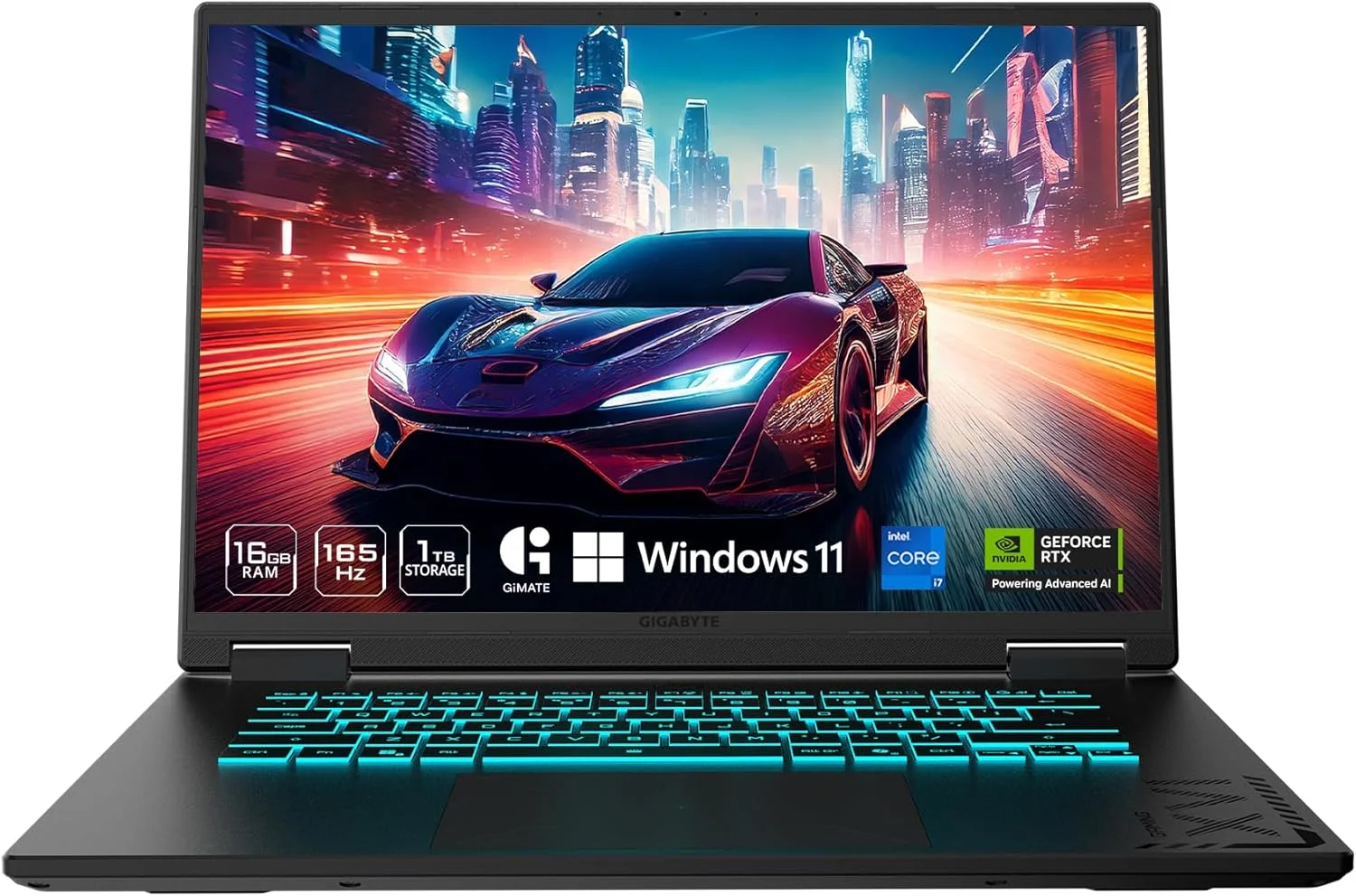 لپ تاپ گیمینگ GIGABYTE - Gaming A16 - صفحه نمایش 165 هرتز 1920x1200 WUXGA - NVIDIA GeForce RTX 5070 - Intel i7-13620H - 1 ترابایت SSD با 16 گیگابایت رم DDR5 - ویندوز 11 Home AD Gaming A16 CWHI3US894SH