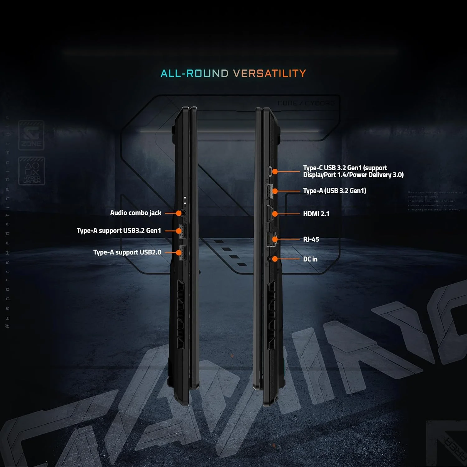 لپ تاپ گیمینگ GIGABYTE - Gaming A16 - صفحه نمایش 165 هرتز 1920x1200 WUXGA - NVIDIA GeForce RTX 5070 - Intel i7-13620H - 1 ترابایت SSD با 16 گیگابایت رم DDR5 - ویندوز 11 Home AD Gaming A16 CWHI3US894SH لپ تاپ گیمینگ GIGABYTE - Gaming A16 - صفحه نمایش 165 هرتز 1920x1200 WUXGA - NVIDIA GeForce RTX 5070 - Intel i7-13620H - 1 ترابایت SSD با 16 گیگابایت رم DDR5 - ویندوز 11 Home AD Gaming A16 CWHI3US894SH