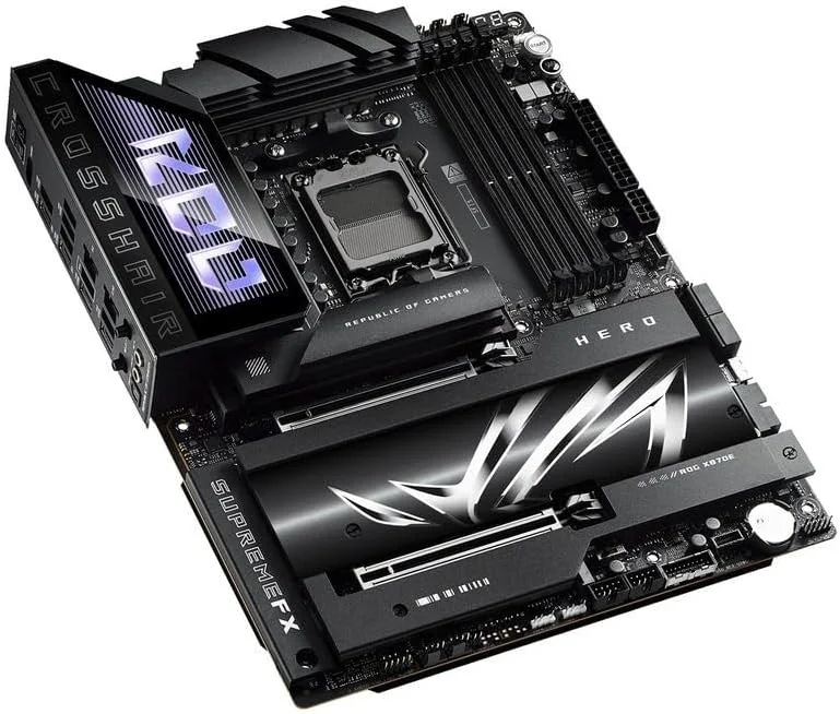 مادربرد گیمینگ ایسوس ROG Crosshair X870E Hero – سوکت AMD AM5، چیپست X870E، PCIe 5.0، USB4، Wi-Fi 7