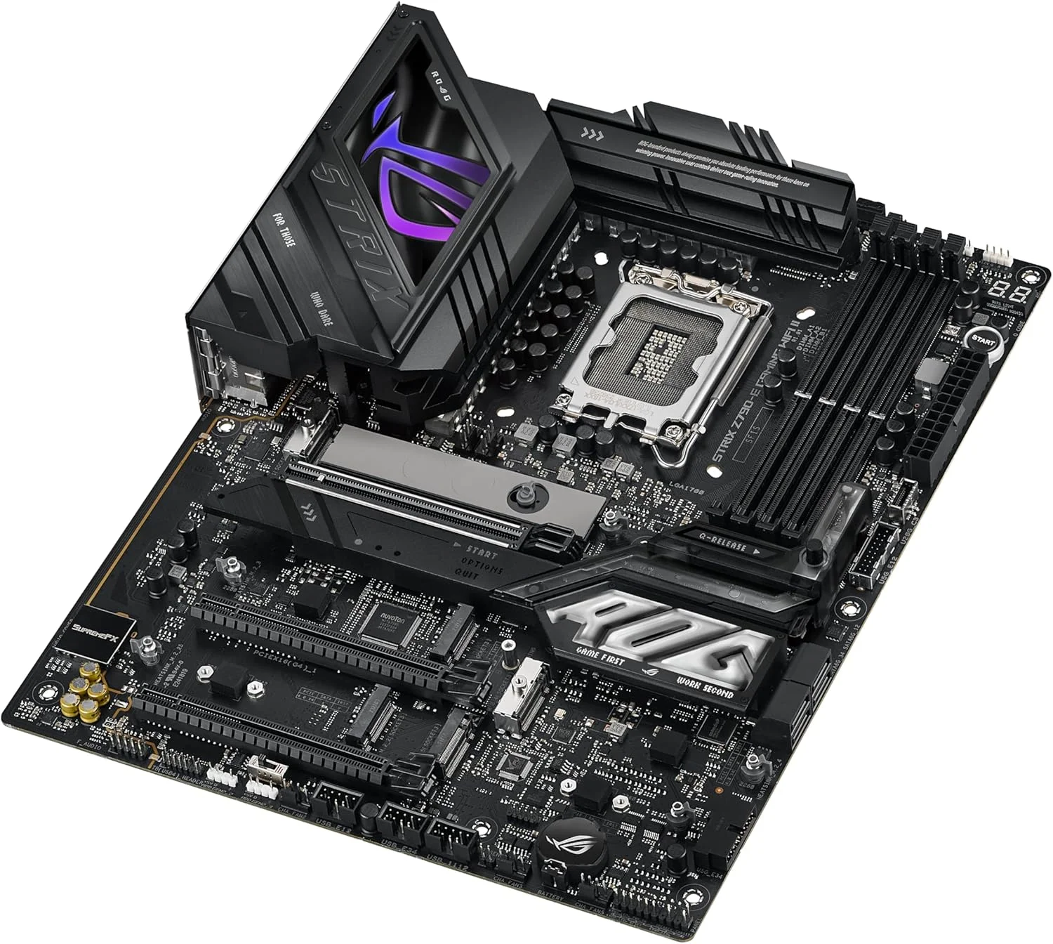 مادربرد گیمینگ ایسوس ROG Strix Z790-E Gaming WiFi II LGA 1700 (پشتیبانی از نسل 14، 13 و 12 اینتل) ATX (DDR5، PCIe 5.0، LAN 2.5 گیگابیتی، 5 اسلات M.2، PCIe 5.0 x16، WiFi 7، کانکتور پنل جلویی با PD 3.0 تا 30 وات)