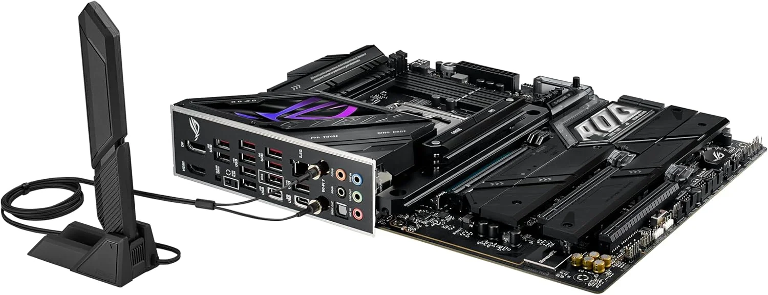 مادربرد گیمینگ ایسوس ROG Strix Z790-E Gaming WiFi II LGA 1700 (پشتیبانی از نسل 14، 13 و 12 اینتل) ATX (DDR5، PCIe 5.0، LAN 2.5 گیگابیتی، 5 اسلات M.2، PCIe 5.0 x16، WiFi 7، کانکتور پنل جلویی با PD 3.0 تا 30 وات)