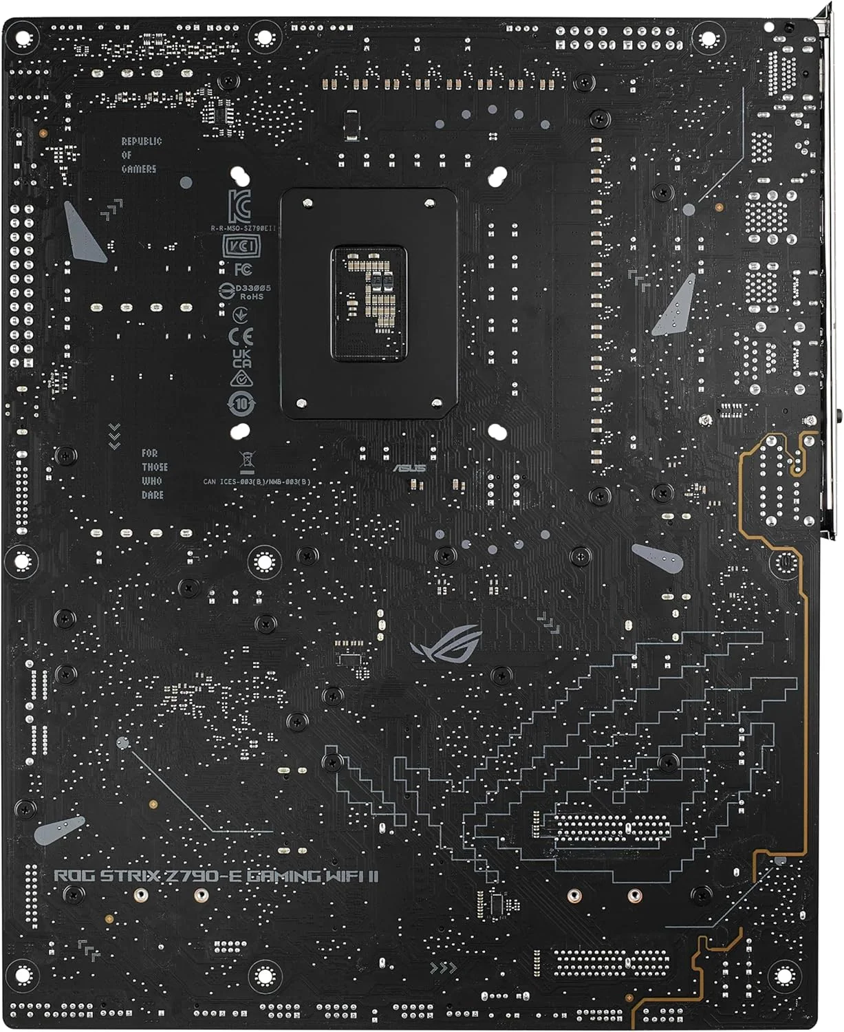 مادربرد گیمینگ ایسوس ROG Strix Z790-E Gaming WiFi II LGA 1700 (پشتیبانی از نسل 14، 13 و 12 اینتل) ATX (DDR5، PCIe 5.0، LAN 2.5 گیگابیتی، 5 اسلات M.2، PCIe 5.0 x16، WiFi 7، کانکتور پنل جلویی با PD 3.0 تا 30 وات)