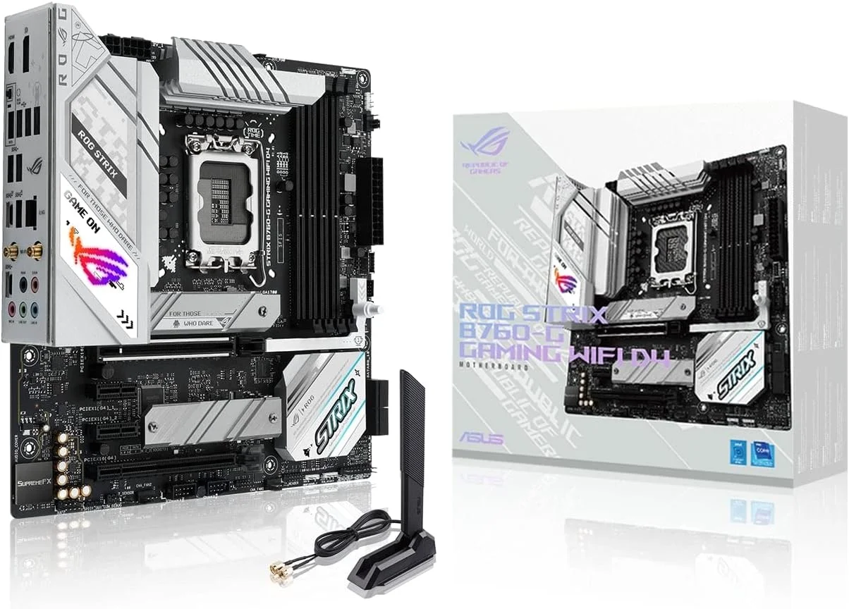 مادربرد ایسوس ROG STRIX B760G GAMING WIFI D4 Intel B760 LGA 1700 micro ATX