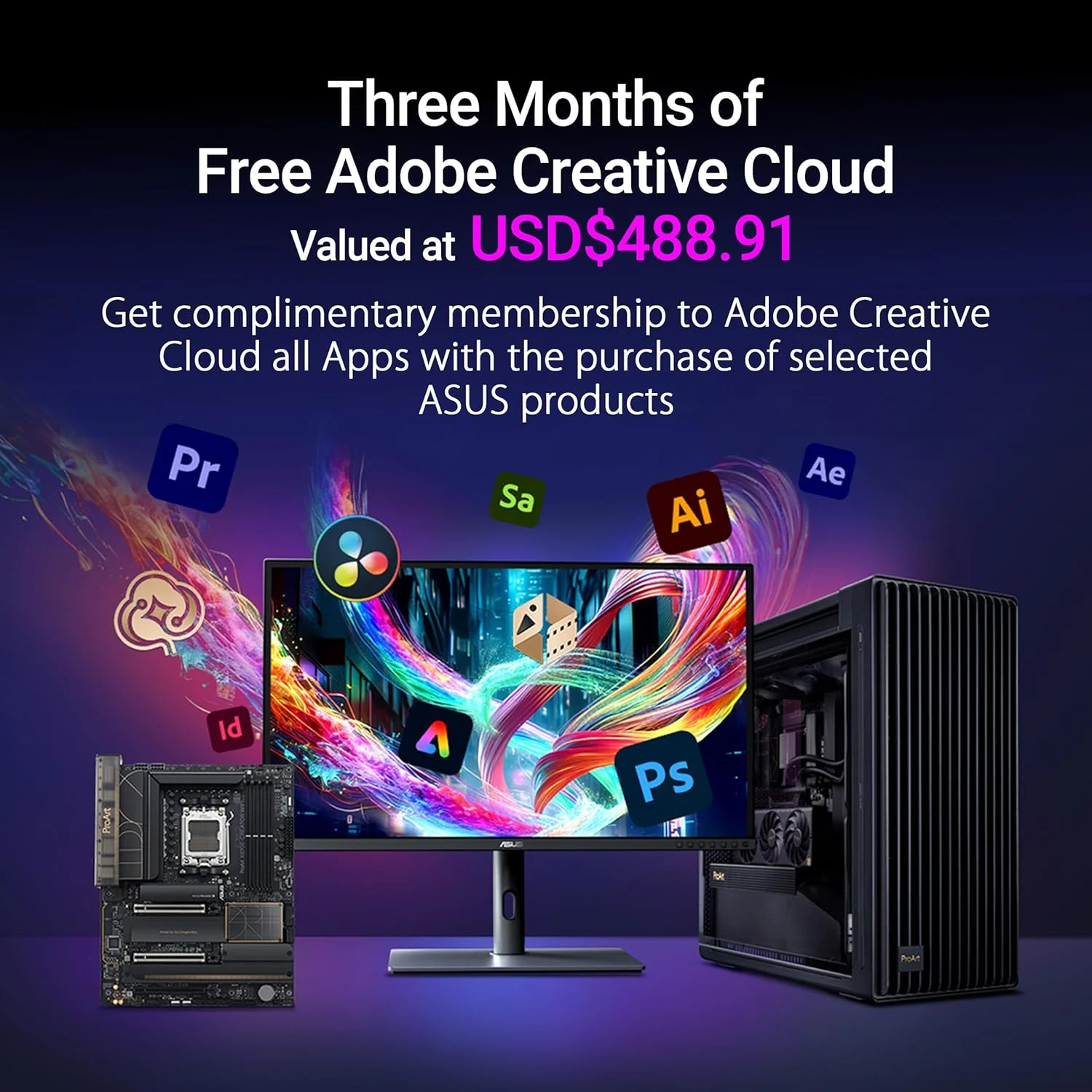 مادربرد ASUS ProArt Z890-CREATOR WIFI Z890 LGA 1851 ATX، آماده برای پردازنده های Intel® Core™ Ultra Series 2، دارای 16+2+1+2 مرحله، PCIe® 5.0، DDR5، Thunderbolt™ 5 Type-C®، LAN 10+2.5 گیگابیتی، WiFi 7، 5x M.2، AI OC
