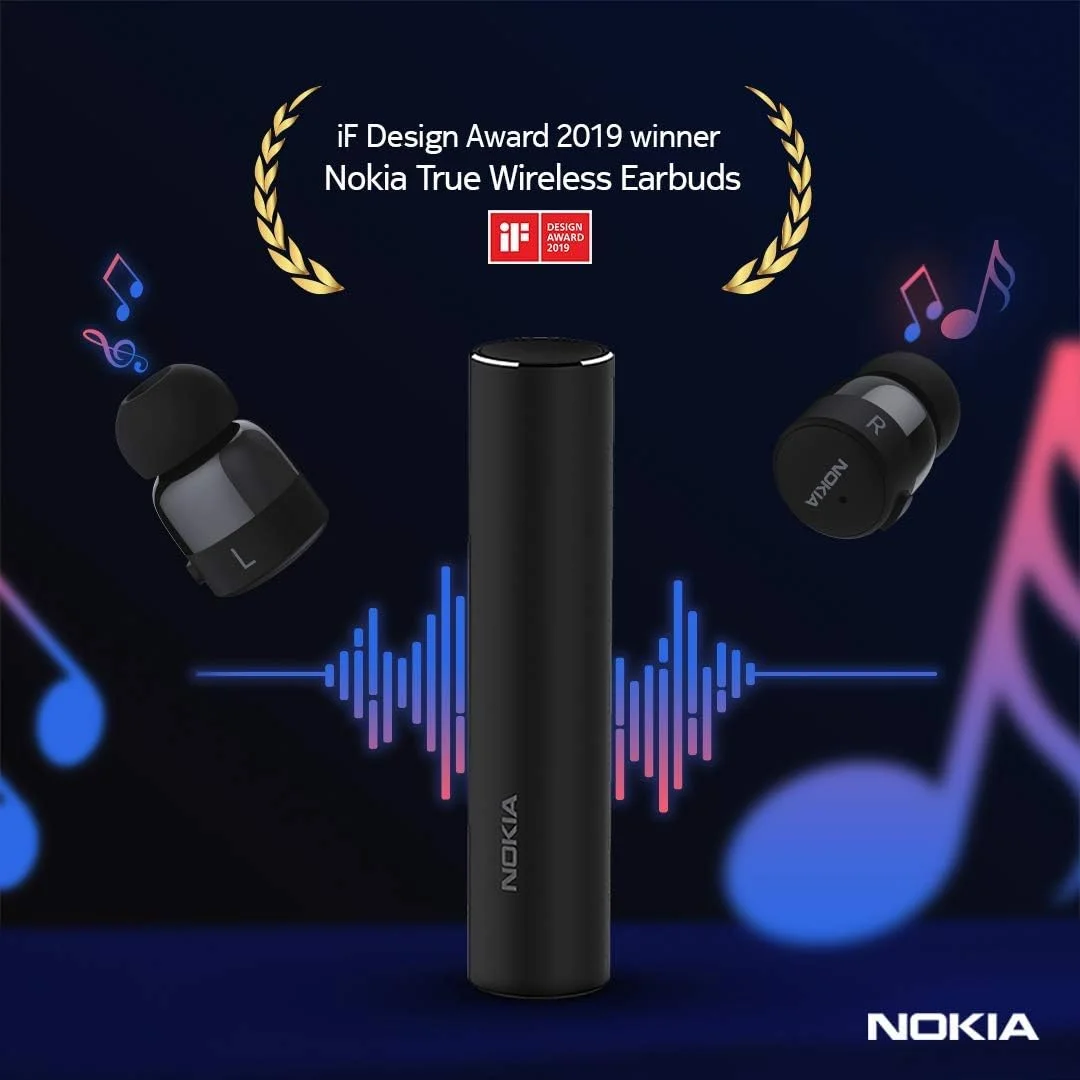 هدفون بی سیم نوکیا مدل True Wireless Earphone V1