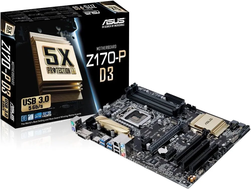 مادربرد ایسوس Z170-P D3 سوکت ATX