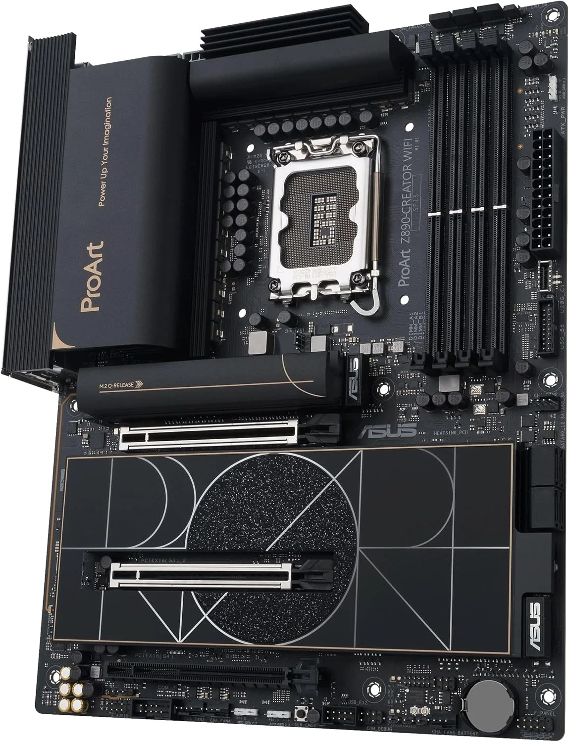 مادربرد ایسوس Proart Z890-Creator Wifi Intel Z890 Lga1851 Ddr5 9066 Hdmi 2Xthunderbolt 5 1Xusb4 5X M2 Usb3.2 Wifi 7، Thunderbolt 5، Asus Control Center Express