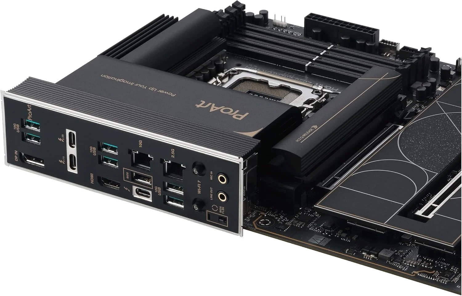 مادربرد ایسوس Proart Z890-Creator Wifi Intel Z890 Lga1851 Ddr5 9066 Hdmi 2Xthunderbolt 5 1Xusb4 5X M2 Usb3.2 Wifi 7، Thunderbolt 5، Asus Control Center Express