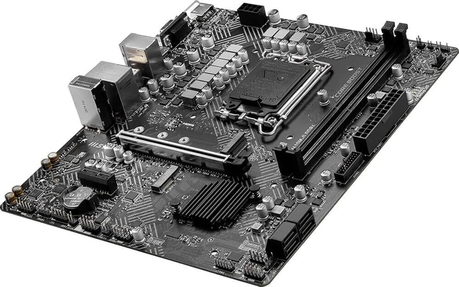 مادربرد MSI Pro H610M-G DDR4 Micro-ATX، سوکت LGA 1700، چیپست H610، کنترلر شبکه 1x Intel I219V Gigabit LAN، 2 اسلات DIMM، اسلات M.2، PCI-E X16، SATA III، HDMI، VGA، DP مادربرد MSI Pro H610M-G DDR4 Micro-ATX، سوکت LGA 1700، چیپست H610، کنترلر شبکه 1x Intel I219V Gigabit LAN، 2 اسلات DIMM، اسلات M.2، PCI-E X16، SATA III، HDMI، VGA، DP