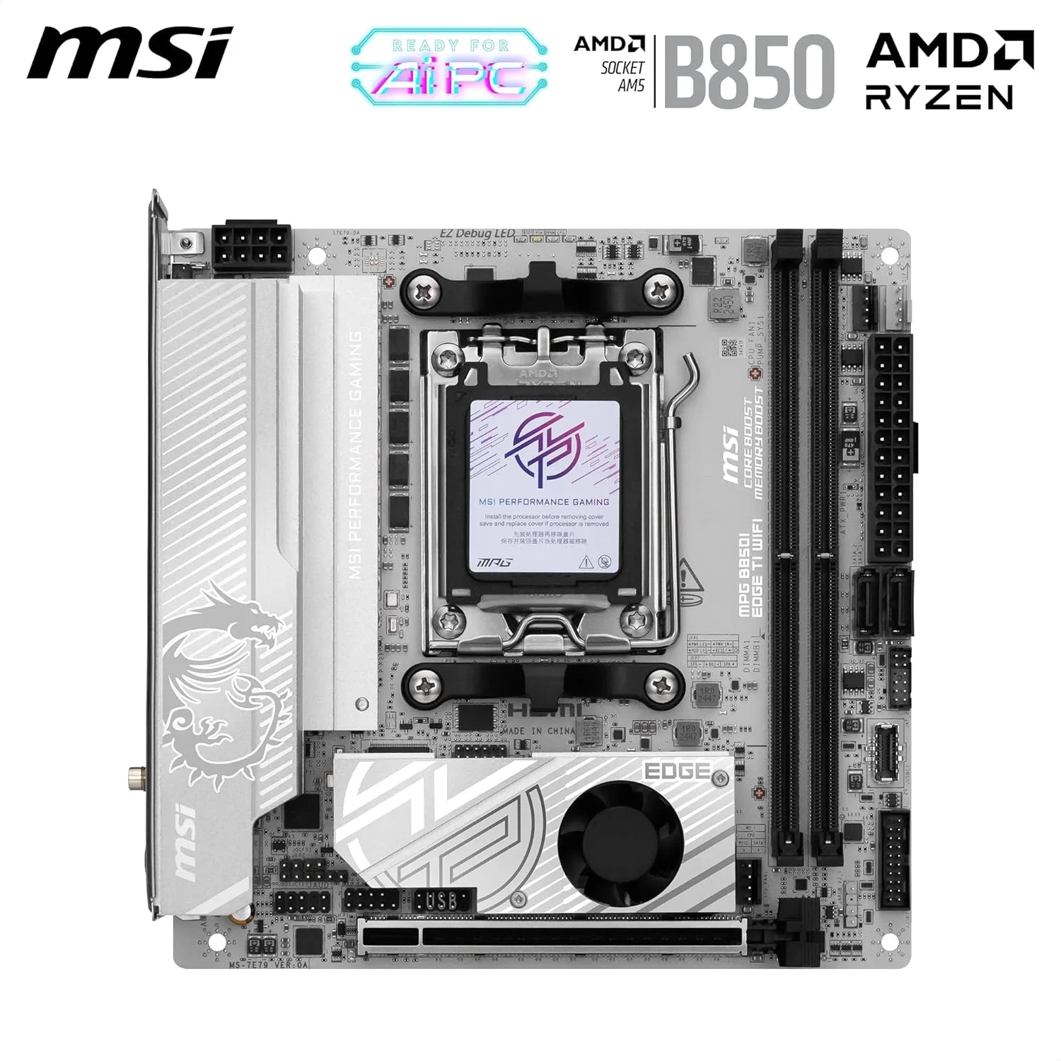 MSI MPG B850I Edge TI WiFi MSI MPG B850I Edge TI WiFi