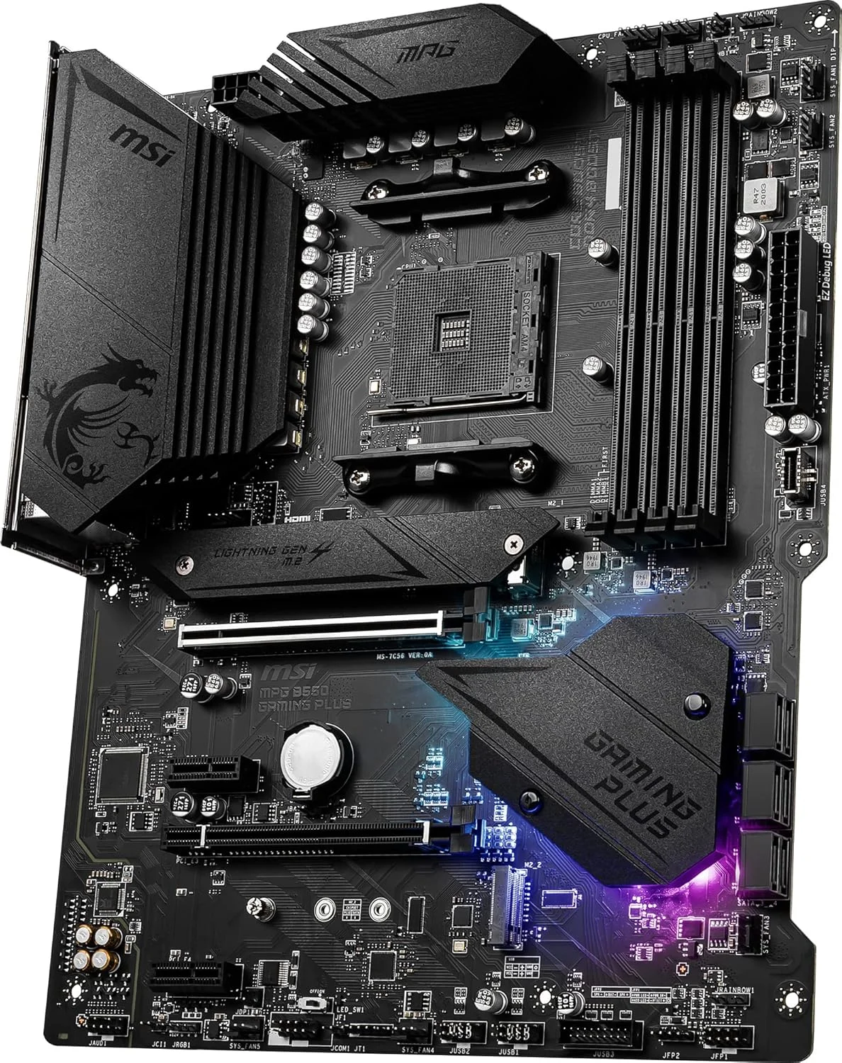 مادربرد ام اس آی MPG B550 GAMING PLUS/A ATX [چیپست AMD B550] پردازنده های سری Ryzen 5000 مدل MB5873