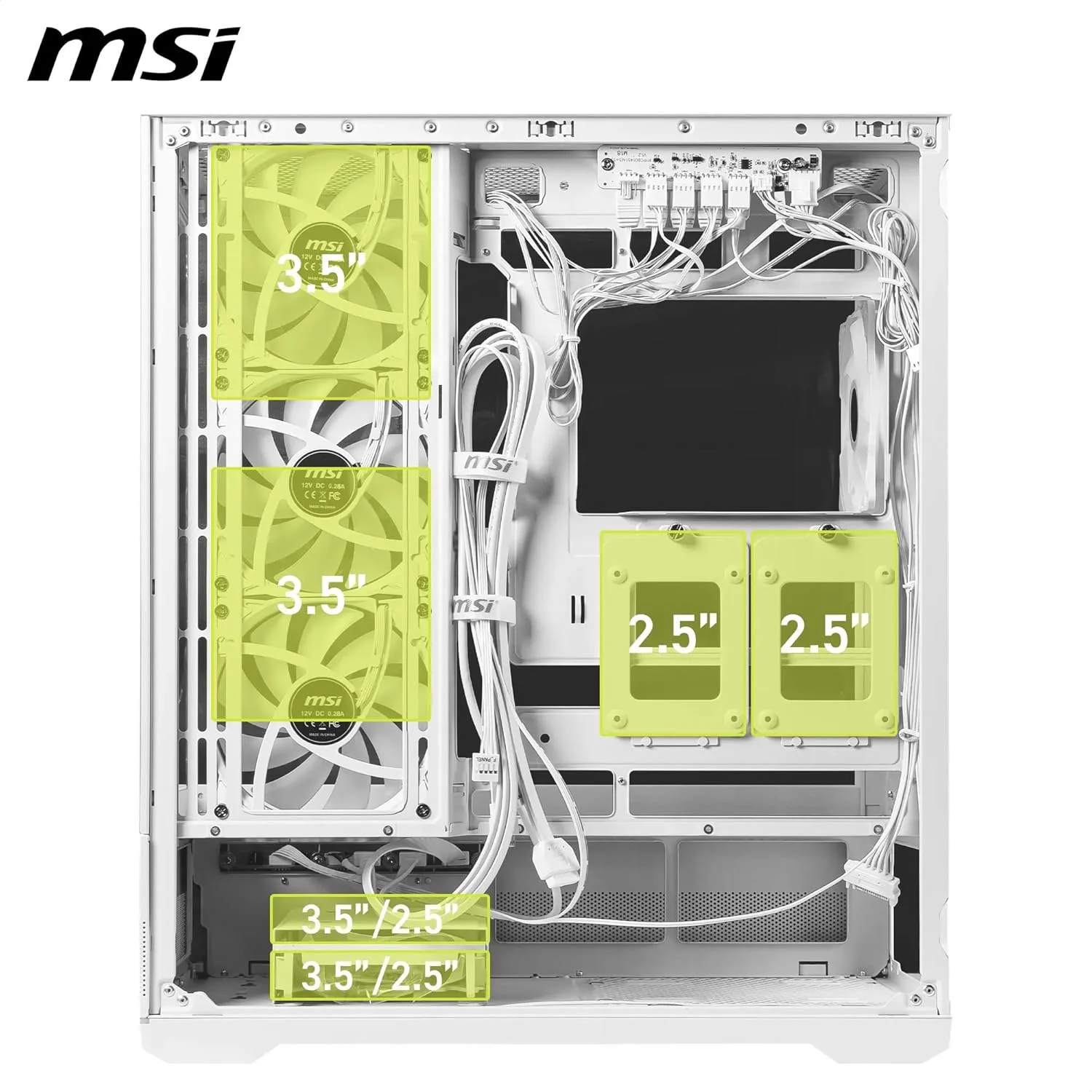 کیس کامپیوتر گیمینگ میدتاور MSI MAG PANO 110R PZ، پشتیبانی از کارت گرافیک تا طول 400 میلیمتر، فیلترهای گرد و غبار قابل جابجایی، USB 20Gbps (Type-C)، پشتیبانی از مادربرد ATX و Micro-ATX با اتصال پشتی - سفید کیس کامپیوتر گیمینگ میدتاور MSI MAG PANO 110R PZ، پشتیبانی از کارت گرافیک تا طول 400 میلیمتر، فیلترهای گرد و غبار قابل جابجایی، USB 20Gbps (Type-C)، پشتیبانی از مادربرد ATX و Micro-ATX با اتصال پشتی - سفید