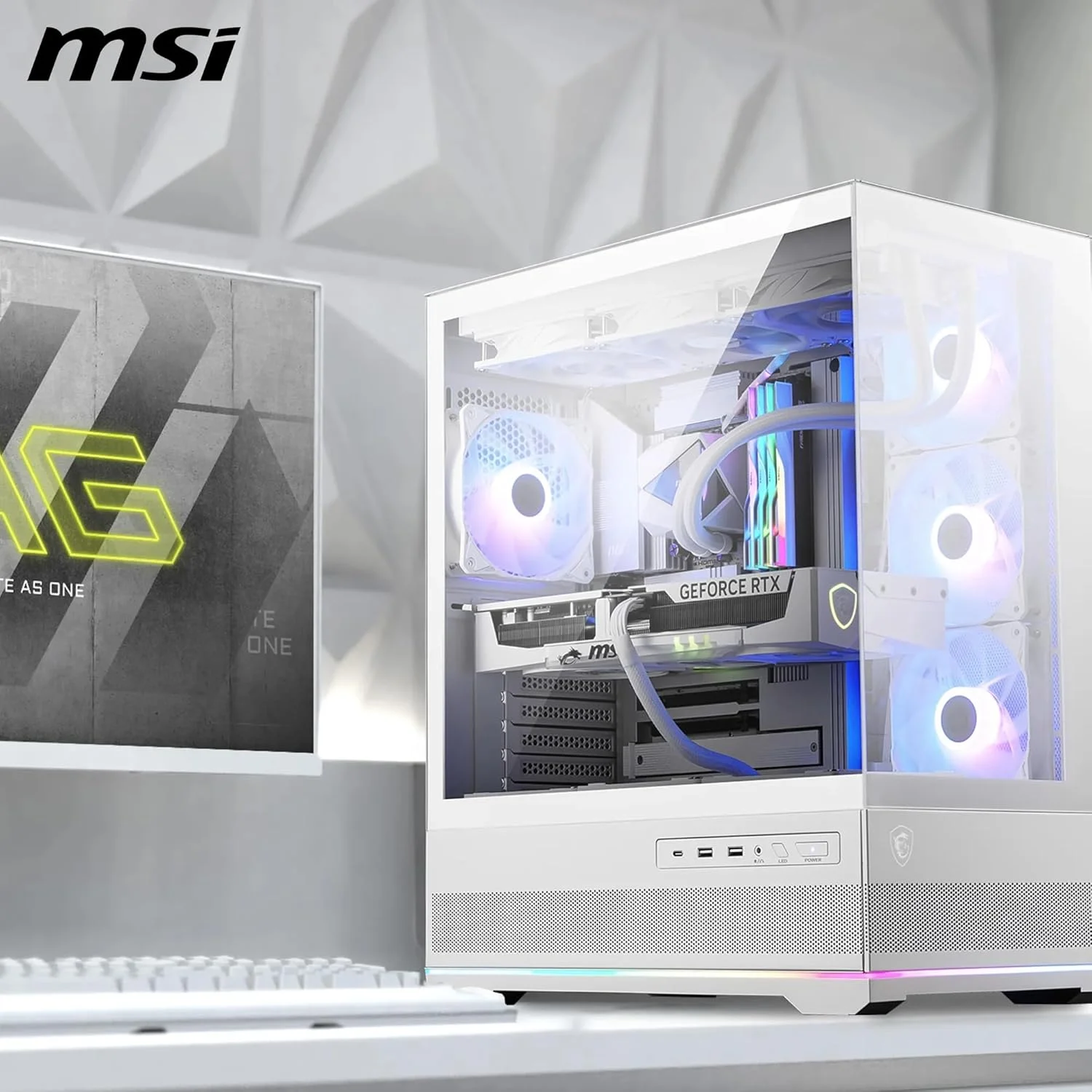 کیس کامپیوتر گیمینگ میدتاور MSI MAG PANO 110R PZ، پشتیبانی از کارت گرافیک تا طول 400 میلیمتر، فیلترهای گرد و غبار قابل جابجایی، USB 20Gbps (Type-C)، پشتیبانی از مادربرد ATX و Micro-ATX با اتصال پشتی - سفید کیس کامپیوتر گیمینگ میدتاور MSI MAG PANO 110R PZ، پشتیبانی از کارت گرافیک تا طول 400 میلیمتر، فیلترهای گرد و غبار قابل جابجایی، USB 20Gbps (Type-C)، پشتیبانی از مادربرد ATX و Micro-ATX با اتصال پشتی - سفید