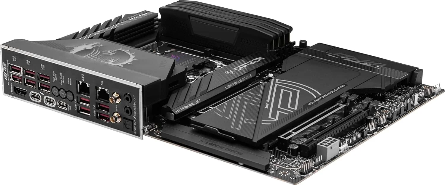 مادربرد MSI MPG Z890 CARBON WIFI با چیپست Z890 و فرم فاکتور ATX مدل MB6583
