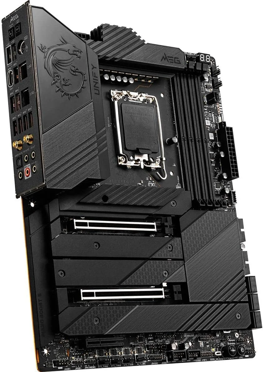 مادربرد گیمینگ MSI MEG Z690 Unify (ATX، نسل دوازدهم پردازنده Intel Core، سوکت LGA 1700، DDR5، PCIe 5، Dual 2.5G LAN، اسلات های M.2، Wi-Fi 6E)