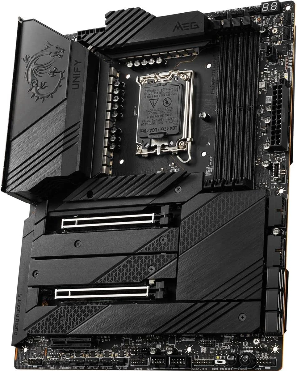 مادربرد گیمینگ MSI MEG Z690 Unify (ATX، نسل دوازدهم پردازنده Intel Core، سوکت LGA 1700، DDR5، PCIe 5، Dual 2.5G LAN، اسلات های M.2، Wi-Fi 6E)
