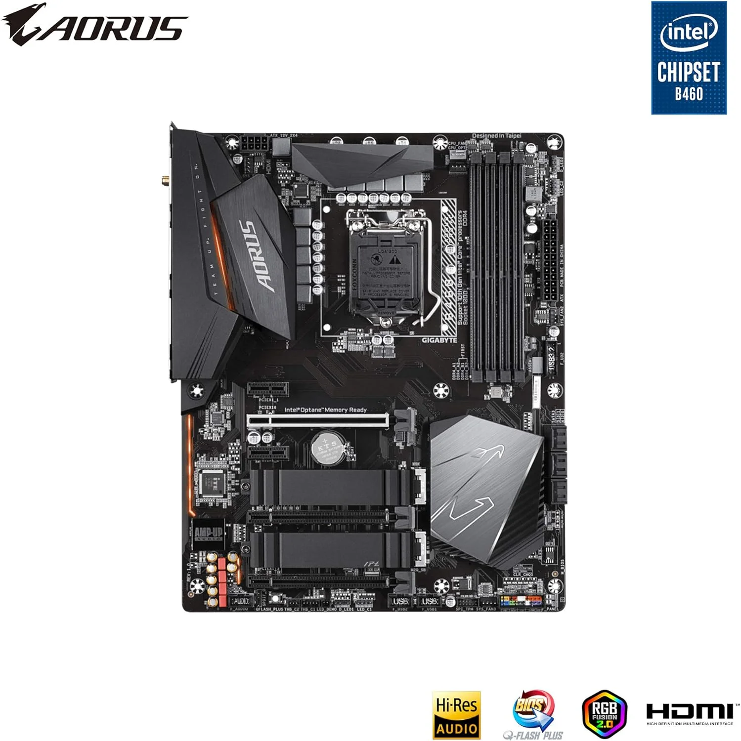 مادربرد گیگابایت B460 AORUS PRO AC (LGA1200/Intel/B460/ATX/Dual M.2/SATA 6Gb/s/USB 3.2 Gen 2/Intel 802.11ac/2.5 GbE LAN/DDR4) مادربرد گیگابایت B460 AORUS PRO AC (LGA1200/Intel/B460/ATX/Dual M.2/SATA 6Gb/s/USB 3.2 Gen 2/Intel 802.11ac/2.5 GbE LAN/DDR4)