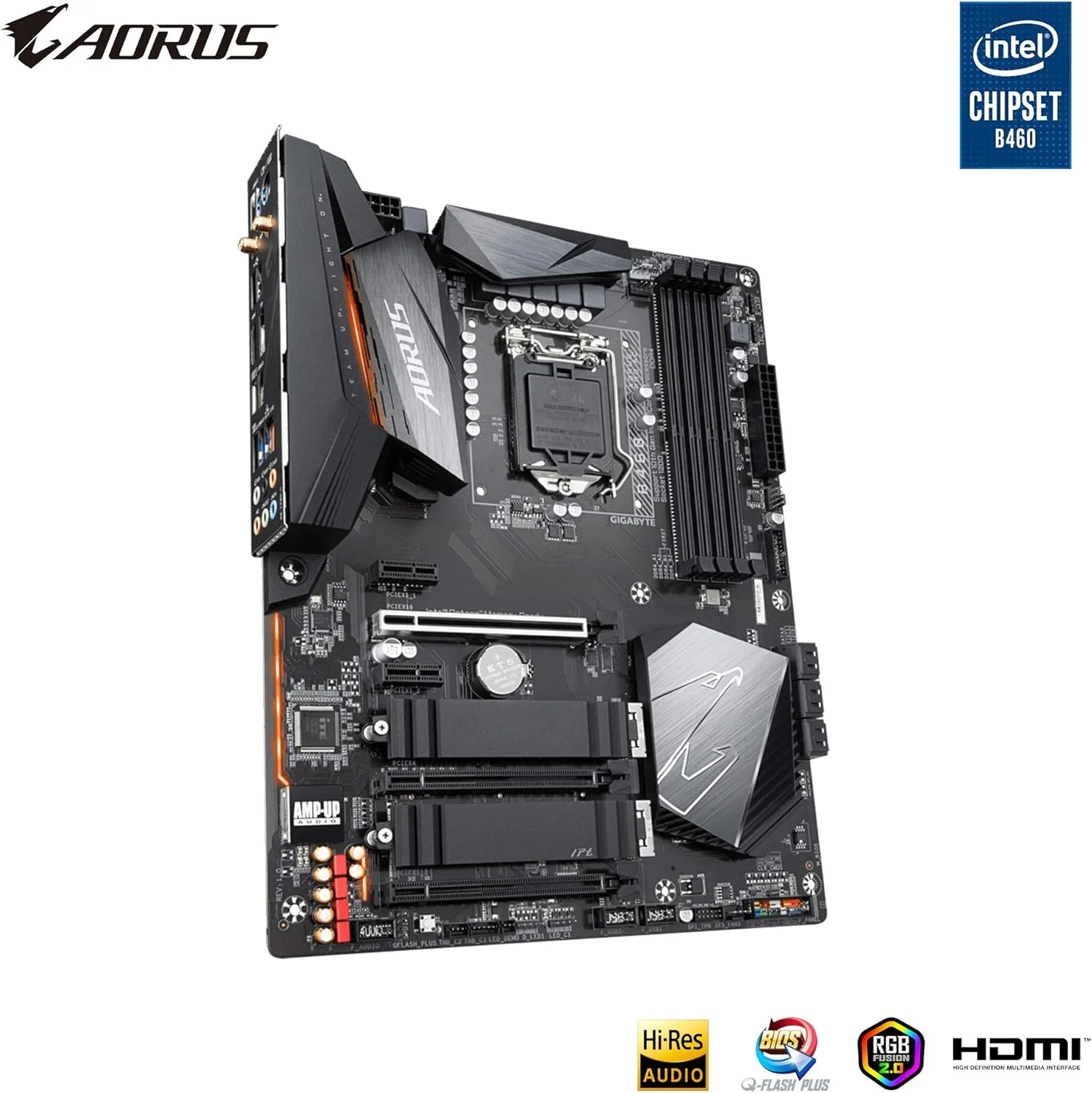 مادربرد گیگابایت B460 AORUS PRO AC (LGA1200/Intel/B460/ATX/Dual M.2/SATA 6Gb/s/USB 3.2 Gen 2/Intel 802.11ac/2.5 GbE LAN/DDR4) مادربرد گیگابایت B460 AORUS PRO AC (LGA1200/Intel/B460/ATX/Dual M.2/SATA 6Gb/s/USB 3.2 Gen 2/Intel 802.11ac/2.5 GbE LAN/DDR4)