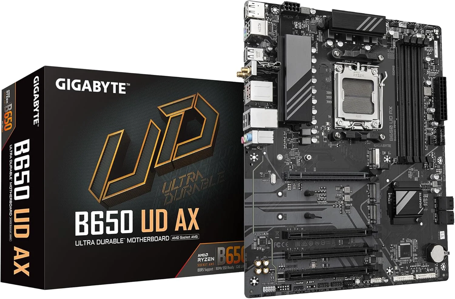 مادربرد گیگابایت B650 UD AX (سوکت AM5/B650/DDR5/S-ATA 6Gb/s/ATX)