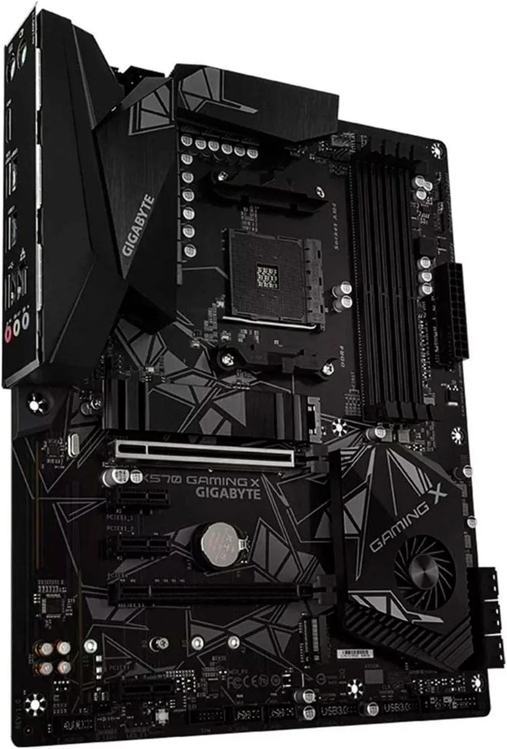 مادربرد گیمینگ گیگابایت X570 Gaming X (AMD Ryzen 3000/X570/ATX/PCIe4.0/DDR4/USB3.1/Realtek ALC887/HDMI 2.0B/RGB Fusion 2.0/Realtek GbE 8118 LAN)