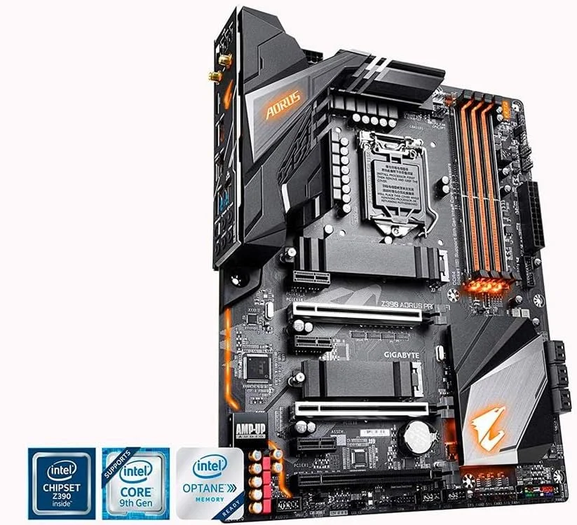 مادربرد گیمینگ GIGABYTE Z390 AORUS PRO Wi-Fi (Intel LGA1151/Z390/ATX/2xM.2 Thermal Guard/Onboard AC Wi-Fi/RGB Fusion) مادربرد گیمینگ GIGABYTE Z390 AORUS PRO Wi-Fi (Intel LGA1151/Z390/ATX/2xM.2 Thermal Guard/Onboard AC Wi-Fi/RGB Fusion)