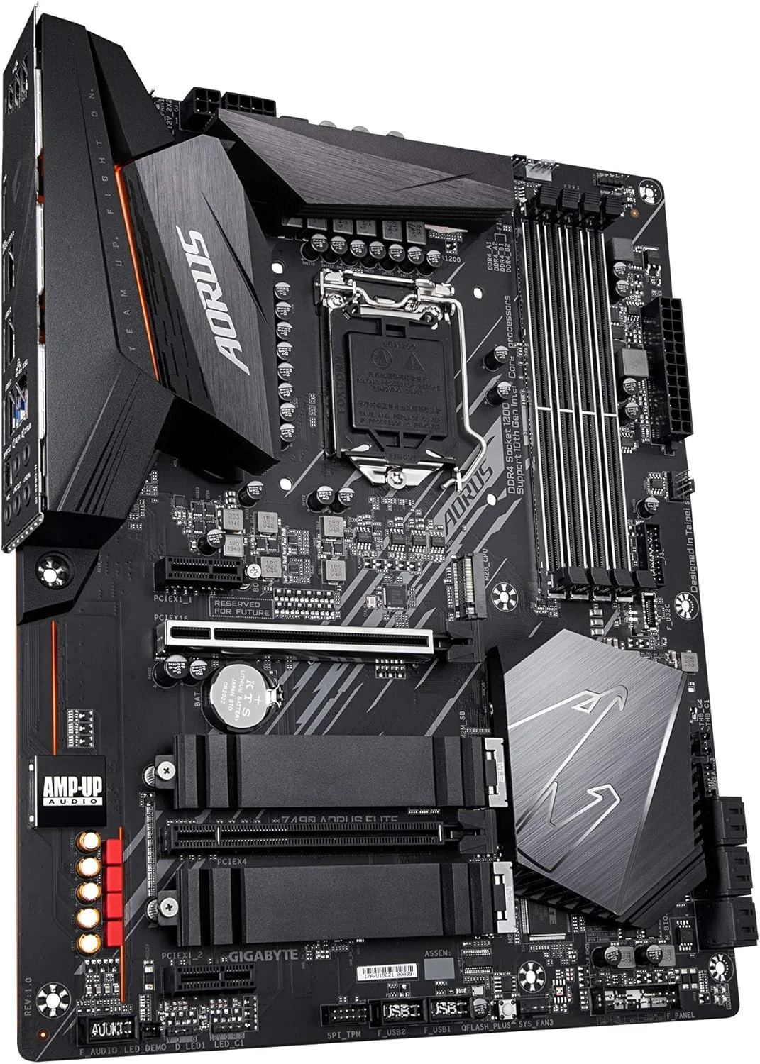 مادربرد گیمینگ GIGABYTE Z490 AORUS Elite (اینتل LGA1200/Z490/ATX/2xM.2/Realtek ALC1200/SATA 6Gb/s/USB 3.2 Gen 2/2.5 GbE LAN/RGB Fusion) مادربرد گیمینگ GIGABYTE Z490 AORUS Elite (اینتل LGA1200/Z490/ATX/2xM.2/Realtek ALC1200/SATA 6Gb/s/USB 3.2 Gen 2/2.5 GbE LAN/RGB Fusion)