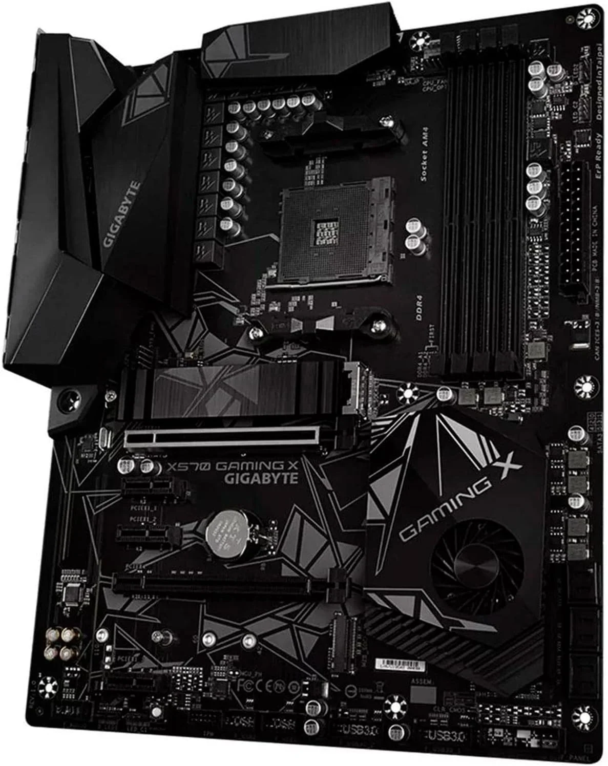 مادربرد گیمینگ گیگابایت X570 Gaming X (AMD Ryzen 3000/X570/ATX/PCIe4.0/DDR4/USB3.1/Realtek ALC887/HDMI 2.0B/RGB Fusion 2.0/Realtek GbE 8118 LAN)