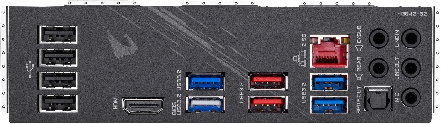 مادربرد گیمینگ GIGABYTE Z490 AORUS Elite (Intel LGA1200/Z490/ATX/2xM.2/Realtek ALC1200/SATA 6Gb/s/USB 3.2 Gen 2/2.5 GbE LAN/RGB Fusion) مادربرد گیمینگ GIGABYTE Z490 AORUS Elite (Intel LGA1200/Z490/ATX/2xM.2/Realtek ALC1200/SATA 6Gb/s/USB 3.2 Gen 2/2.5 GbE LAN/RGB Fusion)