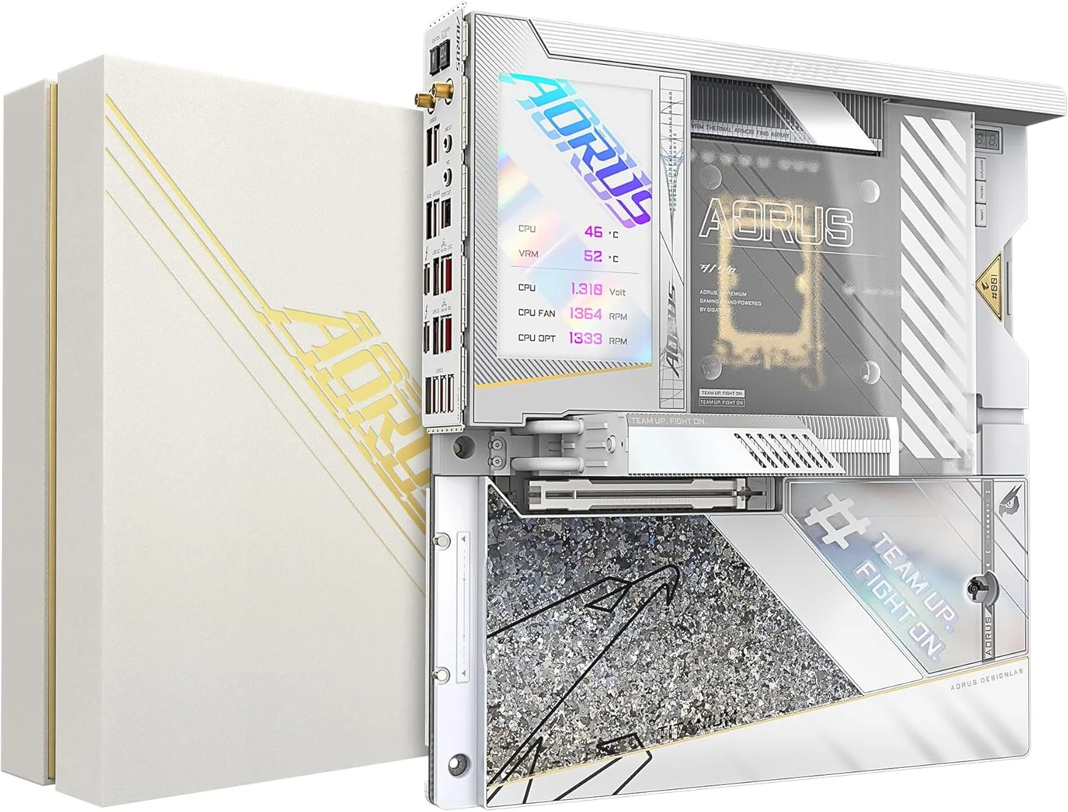 مادربرد گیگابایت Z790 AORUS XTREME X ICE - پشتیبانی از پردازنده‌های نسل 14 اینتل، LGA 1700، VRM با 24+1+2 فاز، تا 8266 مگاهرتز DDR5 (OC)، 1xPCIe 5.0 + 4xPCIe 4.0 M.2، Wi-Fi 7، LAN 10GbE، USB 3.2 Gen 2x2