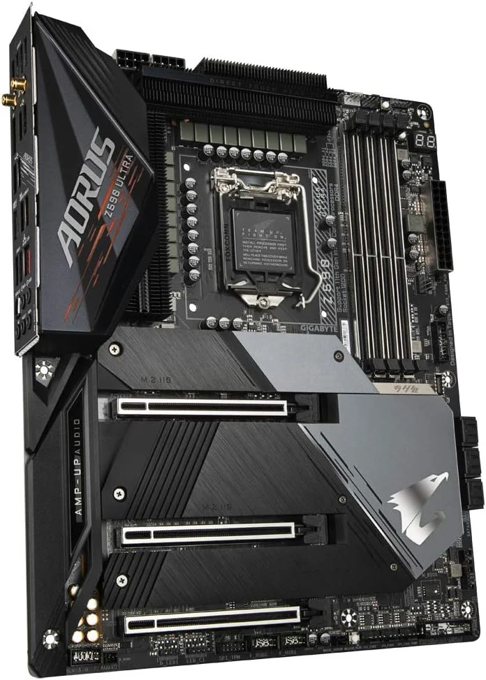 مادربرد گیگابایت Z590 AORUS ULTRA ATX برای پردازندههای Intel LGA 1200 مادربرد گیگابایت Z590 AORUS ULTRA ATX برای پردازندههای Intel LGA 1200
