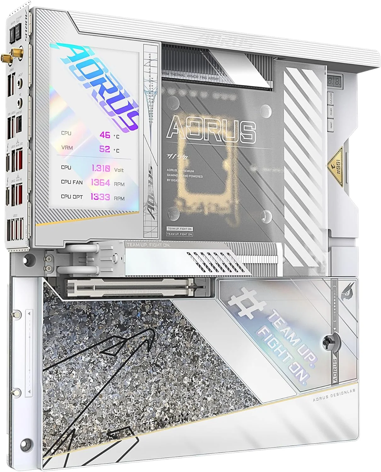 مادربرد گیگابایت Z790 AORUS XTREME X ICE - پشتیبانی از پردازنده‌های نسل 14 اینتل، LGA 1700، VRM با 24+1+2 فاز، تا 8266 مگاهرتز DDR5 (OC)، 1xPCIe 5.0 + 4xPCIe 4.0 M.2، Wi-Fi 7، LAN 10GbE، USB 3.2 Gen 2x2