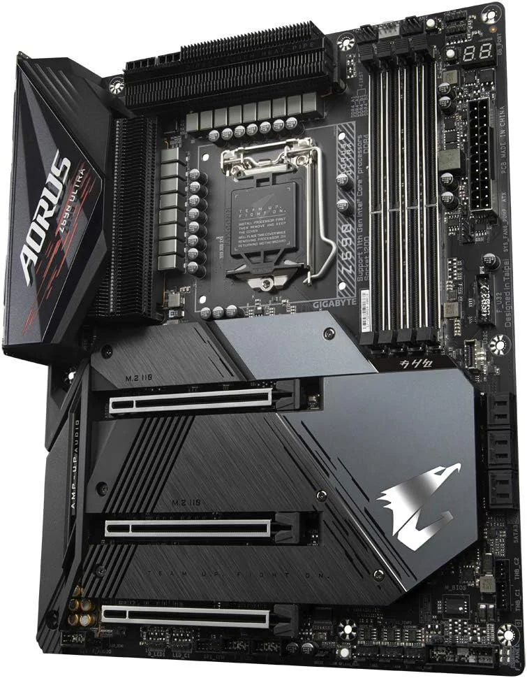 مادربرد گیگابایت Z590 AORUS ULTRA ATX برای پردازندههای Intel LGA 1200 مادربرد گیگابایت Z590 AORUS ULTRA ATX برای پردازندههای Intel LGA 1200