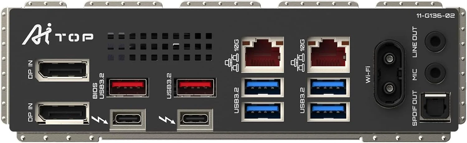 مادربرد GIGABYTE W790 AI TOP Intel Xeon W Processor (LGA4677)، E-ATX، DDR5، 6X M.2، PCIe 5.0، Thunderbolt 4، WIFI7، 10GbE LAN، EZ-Latch