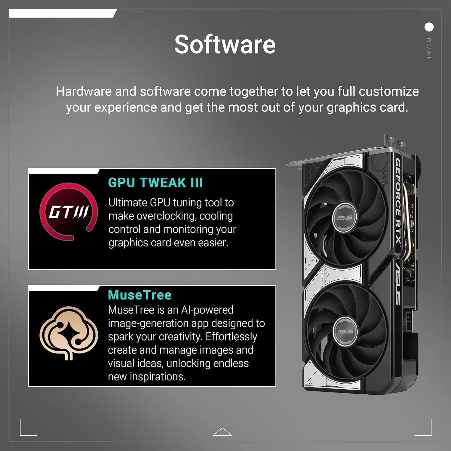 کارت گرافیک ایسوس Dual RTX 5060 Ti 16GB – GDDR6، PCIe 4.0، خنک کننده دوگانه، Ray Tracing