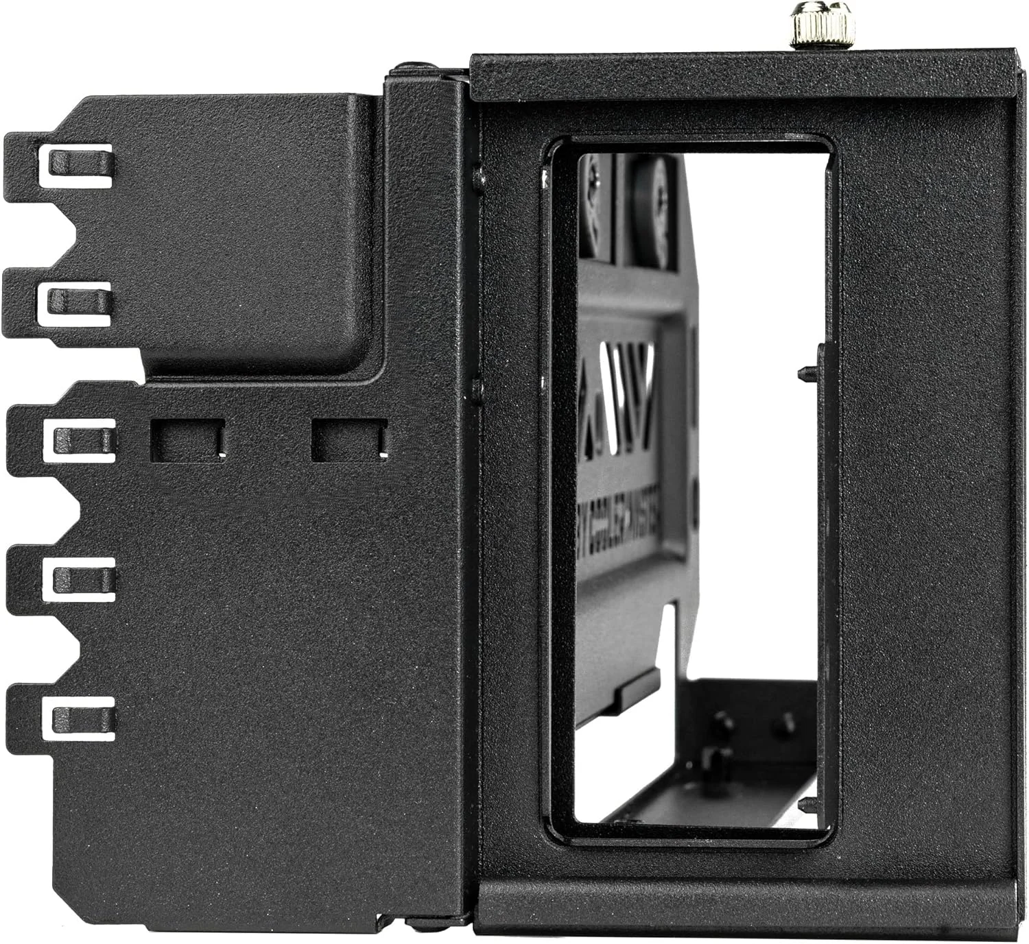کیت نگهدارنده عمودی کارت گرافیک کولر مستر V3، برای کیس های E-ATX/ATX/mATX و دستگاه های PCI-E 4.0، پشتیبانی ماژولار قابل تنظیم کارت گرافیک، براکت فولادی SGCC ضخیم، شامل کابل رایزر 165 میلی متری - مشکی