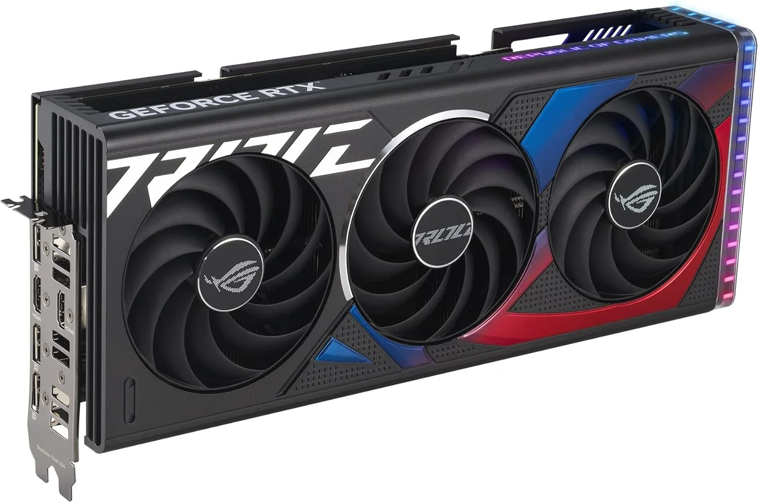 کارت گرافیک گیمینگ ایسوس ROG Strix GeForce RTX 4070 Super OC Edition (PCIe 4.0، 12GB GDDR6X، DLSS 3، HDMI 2.1a، DisplayPort 1.4a، صفحه پشتی تهویه دار بزرگ، حسگر نیرو، Aura Sync) کارت گرافیک گیمینگ ایسوس ROG Strix GeForce RTX 4070 Super OC Edition (PCIe 4.0، 12GB GDDR6X، DLSS 3، HDMI 2.1a، DisplayPort 1.4a، صفحه پشتی تهویه دار بزرگ، حسگر نیرو، Aura Sync)